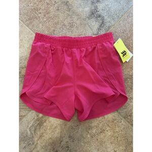 Girls' All In Motion Hot Pink Mid-Rise Run Shorts Size XL (14) NWT